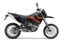 640 LC4 SUPERMOTO  BLACK  2006
